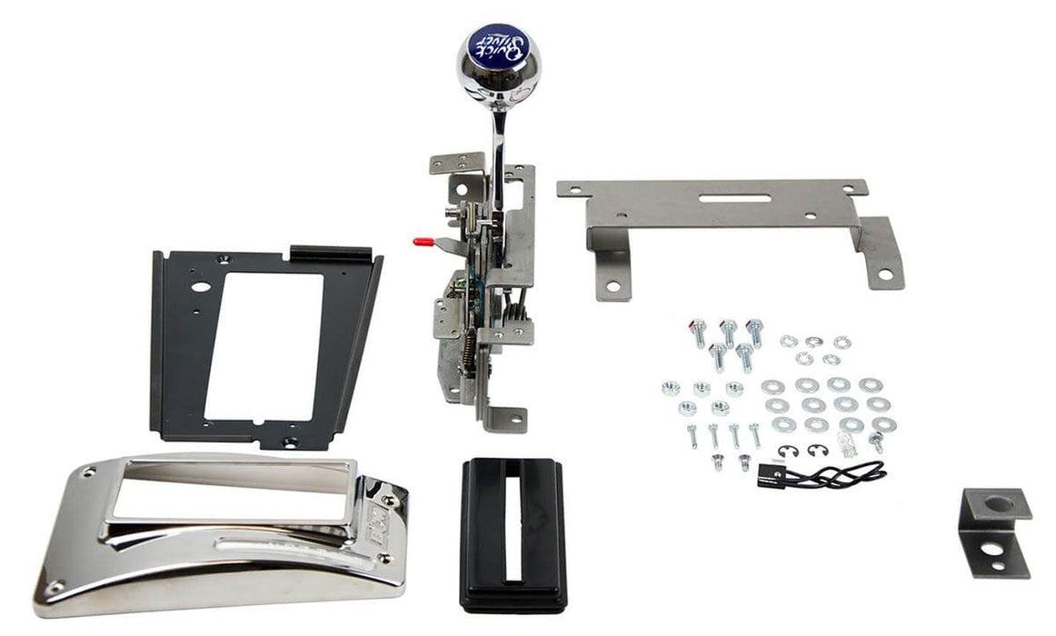 B&M Suit 1973-81 Camaro & 1970-81 Firebird, Ratchet 3 & 4 Speed Shifter Console Quicksilver Shifter BM80688 Autofit