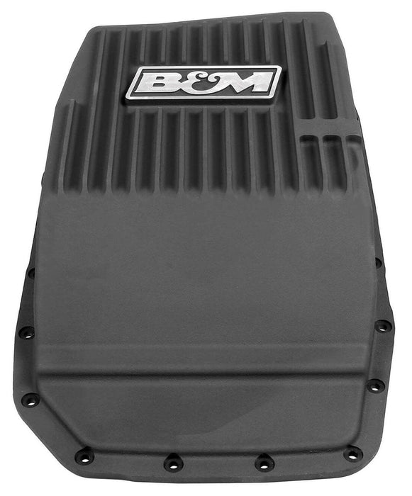 B&M Suit Ford 6R80 Deep Aluminium Trans Pan, Black BM70394 Autofit