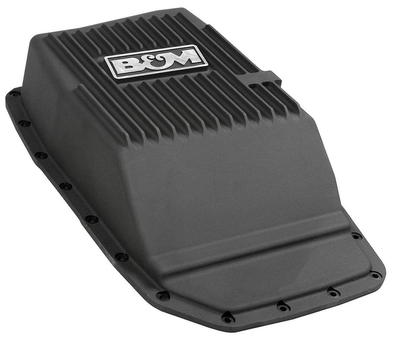 B&M Suit Ford 6R80 Deep Aluminium Trans Pan, Black BM70394 Autofit