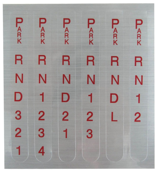 B&M Suit Pro Ratchet Shifters Replacement Shifter Indicator Window Decal BM80848 Autofit