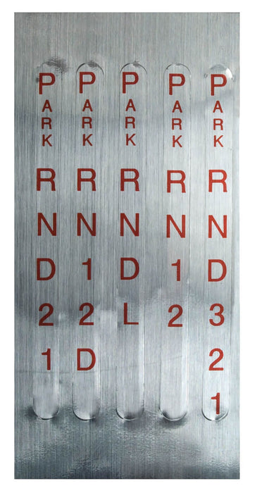 B&M Suit Pro Stick Shifters Replacement Shifter Indicator Window Decal BM80847 Autofit