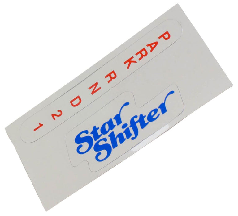 B&M Suit Starshifter Replacement Shifter Indicator Window Decal BM80849 Autofit