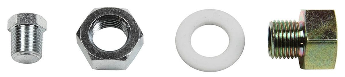 B&M Universal, 1/2"-20 Outside Threads, 1/8" NPT Plug Drain Plug Kit BM80250 Autofit