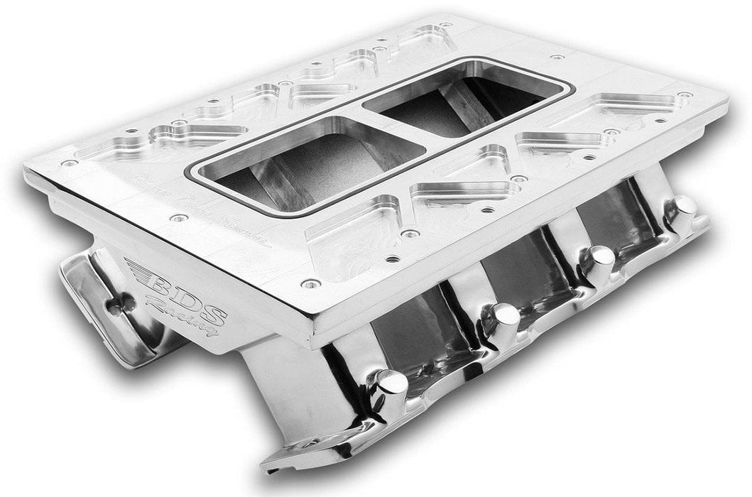 BDS Cathedral Port Suit LS1/LS2/LS6 With 6-71 & 8-71, Black, Cast Bottom Blower Manifold BDSBM-3006PLSCB Autofit