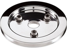 BILLET 1-Groove Suit BB Chev With Short Water Pump Crankshaft Pulley - Polished BS83120 Autofit