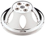 BILLET 1-Groove Suit BB Chev With Short Water Pump Water Pump Pulley - Polished BS82120 Autofit