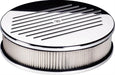 BILLET 10" x 3" Polished Aluminium Air Cleaner Assembly - Ball Milled BS15220 Autofit