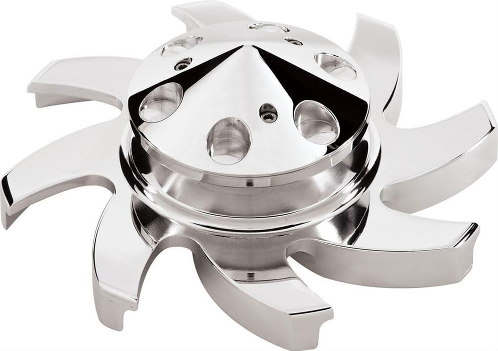 BILLET 2.5" O.D Fits Most GM, Delco & Ford Alternators Alternator Pulley & Fan - Polished BS85220 Autofit