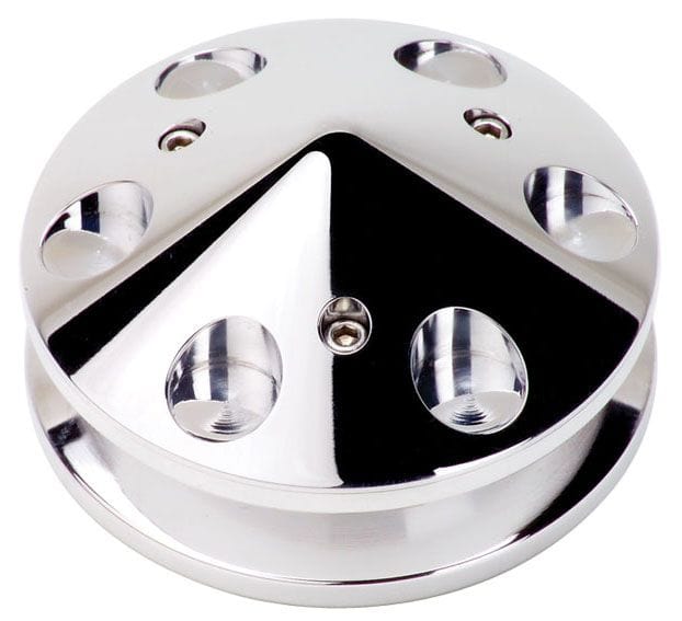 BILLET 2.5" O.D Fits Most GM, Delco & Ford Alternators Alternator Pulley - Polished BS85120 Autofit