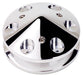 BILLET 2.5" O.D Fits Most GM, Delco & Ford Alternators Alternator Pulley - Polished BS85120 Autofit