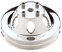 BILLET 2-Groove Suit SB & BB Chev With Long Water Pump Water Pump Pulley - Polished BS78120 Autofit