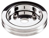 BILLET 2-Groove Suit SB Chev With Short Water Pump Crankshaft Pulley - Polished BS81220 Autofit