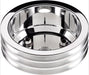 BILLET 3-Groove Suit BB Chev With Long Water Pump Crankshaft Pulley - Polished BS79230 Autofit