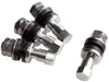 BILLET 4-pack Bolt-in Valve Stems - Chrome BS999900 Autofit