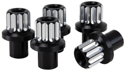 BILLET 5 Pack Billet Aluminium Wheel Nuts, 1/2-20 .750" Shank BSLNRMS122075 Autofit