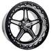 BILLET 5 x 4.5" Bolt Circle, 5.5" Backspace With Single BeadLoc Street Lite Wheel 15" x 8" - Black BSBRSB35106535N Autofit