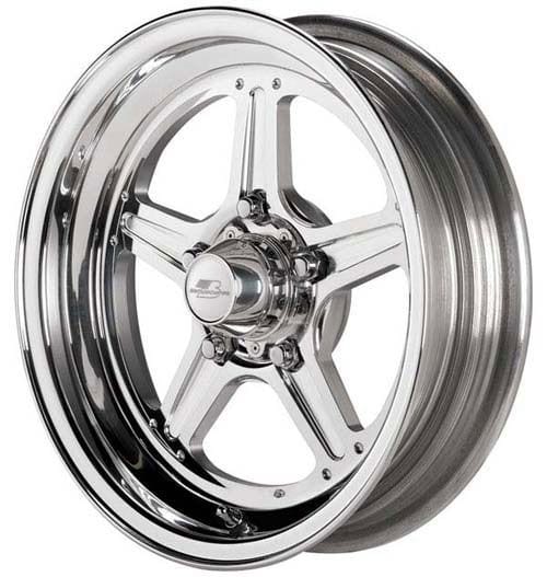 BILLET 5 x 4.5" Bolt Circle with 1.62" Backspace Street Lite Wheel 15" x 4" BSRS035406516N Autofit