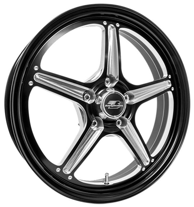 BILLET 5 x 4.5" Bolt Circle with 2.75" Backspace Street Lite Wheel 17" x 4.5" - Black BSRSFB37456527N Autofit