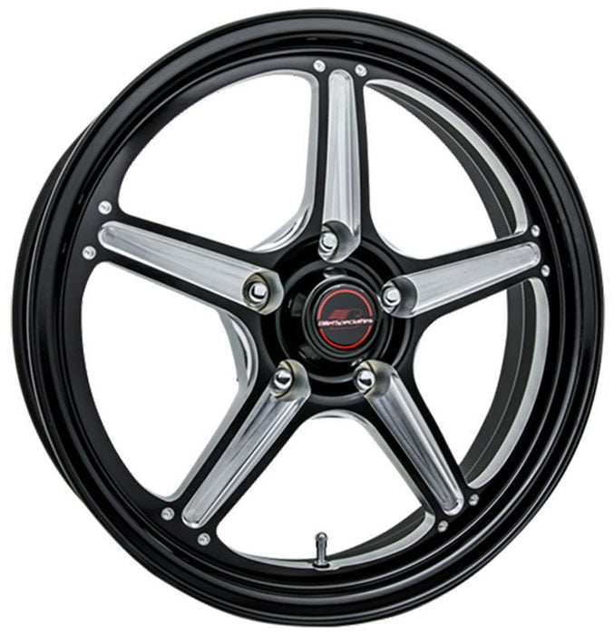 BILLET 5 x 4.75" Bolt Circle with 2" Backspace Street Lite Wheel 17" x 4.5" - Black BSRSFB37456120N Autofit