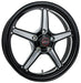 BILLET 5 x 4.75" Bolt Circle with 2" Backspace Street Lite Wheel 17" x 4.5" - Black BSRSFB37456120N Autofit