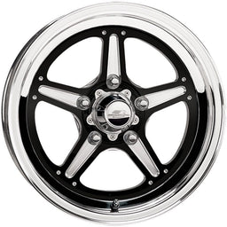 BILLET 5 x 4.75" Bolt Circle with 3.5" Backspace Street Lite Wheel 15" x 8" - Black BSBRS035806135N Autofit