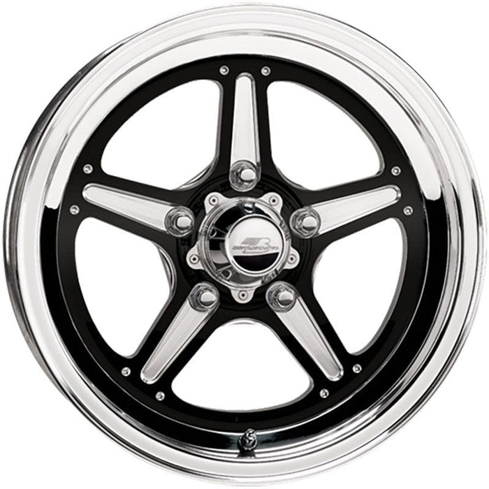 BILLET 5 x 4.75" Bolt Circle with 3.5" Backspace Street Lite Wheel 15" x 8" - Black BSBRS035806135N Autofit
