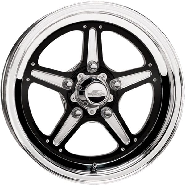 BILLET 5 x 4.75" Bolt Circle with 3.5" Backspace Street Lite Wheel 17" x 8" - Black BSBRS037806135N Autofit