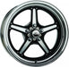 BILLET 5 x 4.75" Bolt Circle with 4.5" Backspace Street Lite Wheel 15" x 10" - Black BSBRS035106145N Autofit