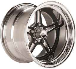 BILLET 5x4.50" Bolt Circle with 4.50" Backspace Street Lite 15x10" Wheel, Black BSBRS035106545N Autofit