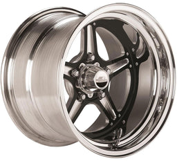 BILLET 5x4.50" Bolt Circle with 5" Backspace Street Lite 15x10" Wheel, Black BSBRS035106550N Autofit