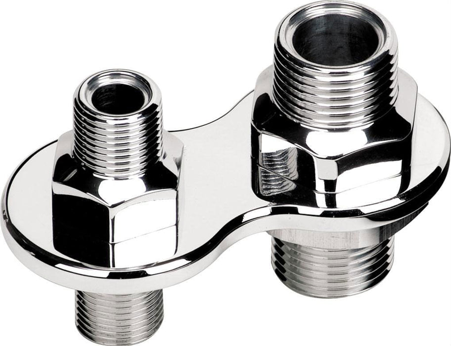 BILLET A/C 2-Port With -6AN & -10AN Line Firewall Bulkhead - Polished BS66720 Autofit