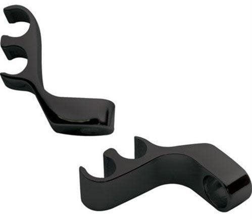 BILLET Black 2-Lead Horizontal Mount Suit 8.5mm Lead (Pair) Billet Ignition Lead Separators BS69782 Autofit