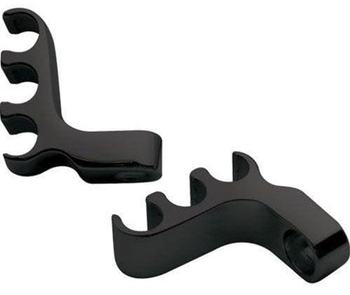 BILLET Black 3-Lead Horizontal Mount Suit 8.5mm Lead (Pair) Billet Ignition Lead Separators BS69783 Autofit