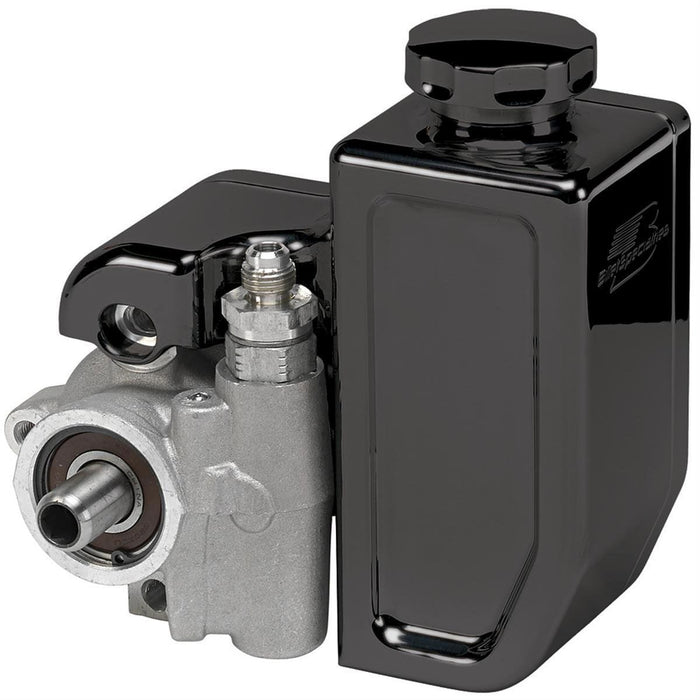 BILLET Bolt-On Suit Tru Trac & V-Trac Kits With Marvel Type II Pump Power Steer Reservoir - Black BSBLK77930 Autofit