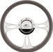 BILLET Half Wrap, Horn Button and Adapter Sold Separately 14" Billet "Fastlane" Steering Wheel BS30175 Autofit