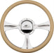 BILLET Half Wrap, Horn Button and Adapter Sold Separately 14" Billet "GTX01" Steering Wheel BS30935 Autofit