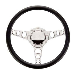 BILLET Half Wrap, Horn Button and Adapter Sold Separately 14" Billet "Outlaw" Steering Wheel BS30445 Autofit