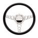 BILLET Half Wrap, Horn Button and Adapter Sold Separately 14" Billet "Outlaw" Steering Wheel BS30445 Autofit