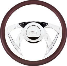 BILLET Half Wrap, Horn Button and Adapter Sold Separately 14" Billet "Sniper" Steering Wheel BS30955 Autofit