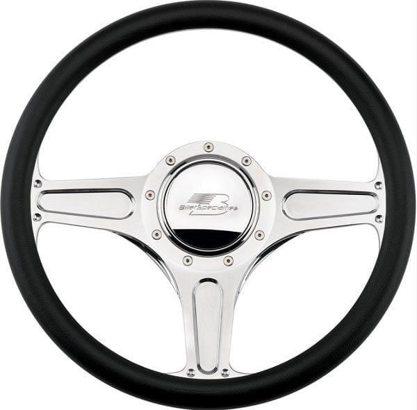 BILLET Half Wrap, Horn Button and Adapter Sold Separately 14" Billet "Street Lite" Steering Wheel BS30103 Autofit