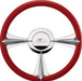 BILLET Half Wrap, Horn Button and Adapter Sold Separately Profile Series 14" Billet "Rat Tail" Steering Wheel BSP30097 Autofit