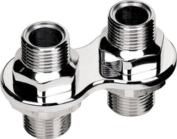 BILLET Heater 2-Port With -10AN Line Firewall Bulkhead - Polished BS66820 Autofit