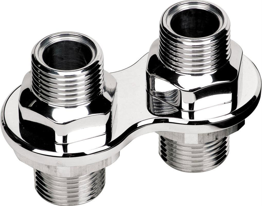 BILLET Heater 2-Port With -10AN Line Firewall Bulkhead - Polished BS66820 Autofit