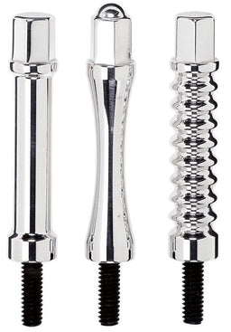 BILLET Hex Style 2-7/8" Tall With 1/4" Threaded Stud (4 Pack) Valve Cover Hold Downs - Polished BS95013 Autofit