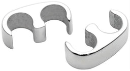 BILLET Holds 2 Leads (Pair) Ignition Lead Floating Separators - Polished BS69602 Autofit