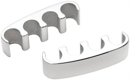 BILLET Holds 4 Leads (Pair) Ignition Lead Floating Separators - Polished BS69601 Autofit