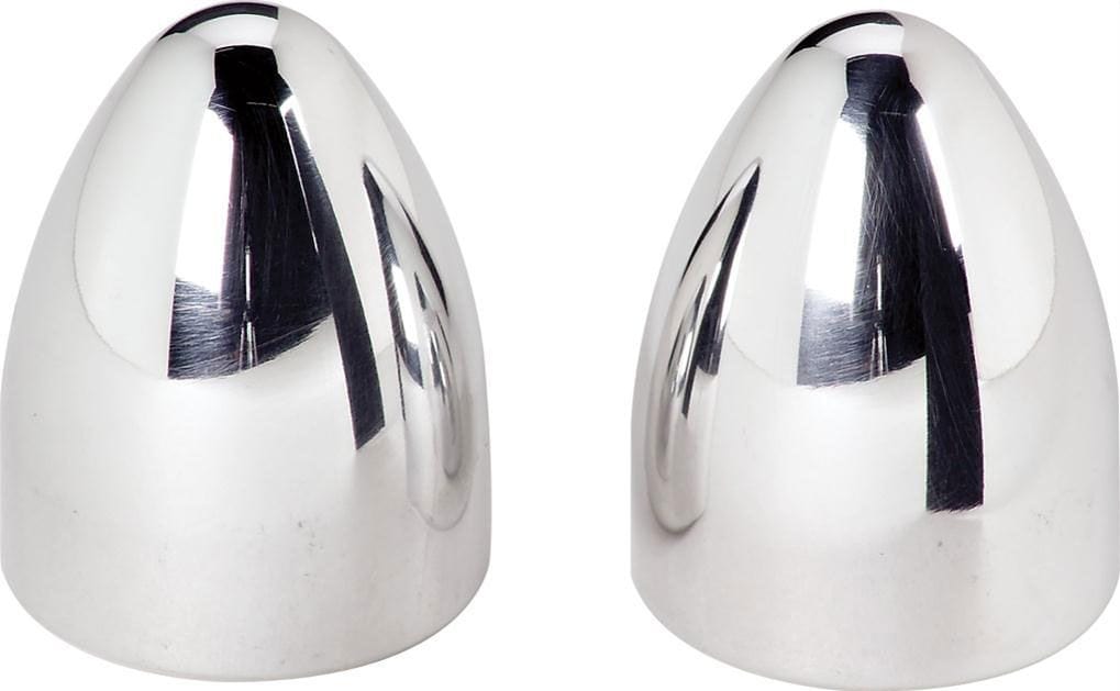 BILLET Not For Use With Wiper Arms (Pair) Bullet Style Windscreen Wiper Stem Post Covers - Polished BS248810 Autofit