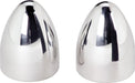 BILLET Not For Use With Wiper Arms (Pair) Bullet Style Windscreen Wiper Stem Post Covers - Polished BS248810 Autofit