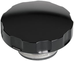 BILLET Notched Smooth, 16lb Radiator Cap - Black BSBLK75125 Autofit