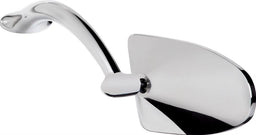 BILLET Oblique 4.75" x 2.5" Head With 6" Long Arm (Pair) Exterior Rearview Mirror Kits - Polished BS74820 Autofit